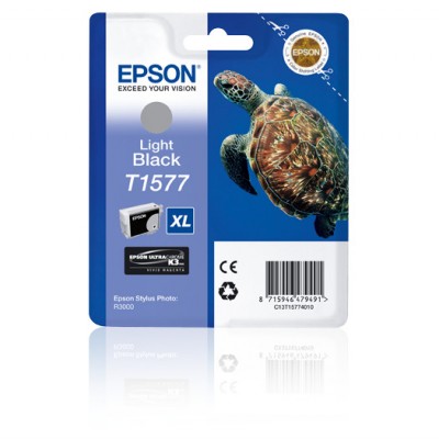Epson (T1577) C13T15774010 Açık Siyah Orjinal Kartuş