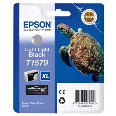 Epson T1579 (C13T15794010) Açık Açık Siyah Orjinal Kartuş Epson T1579 (C13T15794010) Açık Açık Siyah Orjinal Kartuş