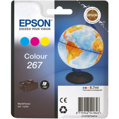 Epson (T267) C13T26704010 Renkli Orjinal Kartuş Epson (T267) C13T26704010 Renkli Orjinal Kartuş