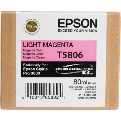 Epson T5806 Açık Kırmızı Orjinal Kartuş