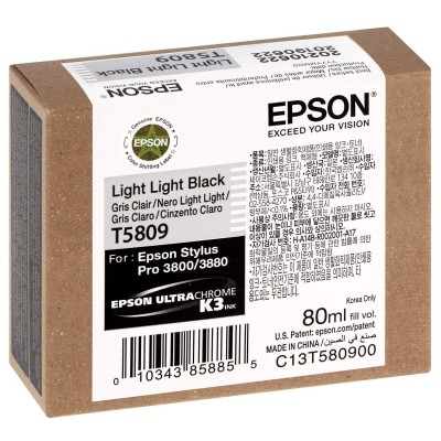 Epson T5809 Açık Açık Siyah Orjinal Kartuş