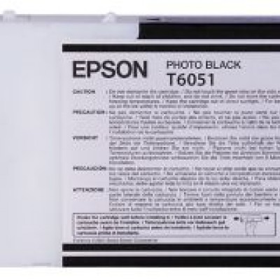 Epson (T6051) C13T605900 Foto Siyah Orjinal Kutusuz Kartuş Epson (T6051) C13T605900 Foto Siyah Orjinal Kutusuz Kartuş