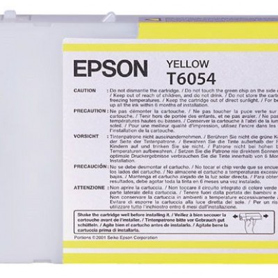 Epson (T6054) C13T605400 Sarı Orjinal Kutusuz Kartuş Epson (T6054) C13T605400 Sarı Orjinal Kutusuz Kartuş