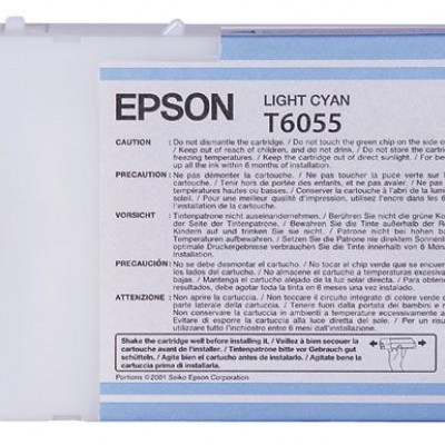 Epson (T6055) C13T605500 Açık Mavi Orjinal Kutusuz Kartuş Epson (T6055) C13T605500 Açık Mavi Orjinal Kutusuz Kartuş