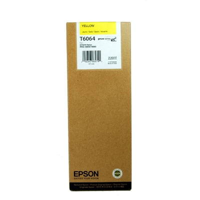 Epson T6064 Sarı Orjinal Kartuş - Pro 4800 - Yüksek Kapasite Epson T6064 Sarı Orjinal Kartuş - Pro 4800 - Yüksek Kapasite