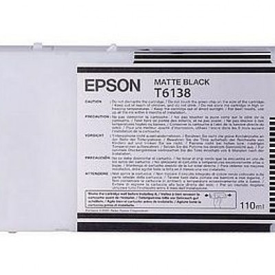 Epson (T6138) C13T613800 Mat Siyah Orjinal Kutusuz Kartuş Epson (T6138) C13T613800 Mat Siyah Orjinal Kutusuz Kartuş