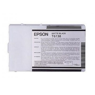 Epson (T6138) C13T613800 Mat Siyah Orjinal Kutusuz Kartuş