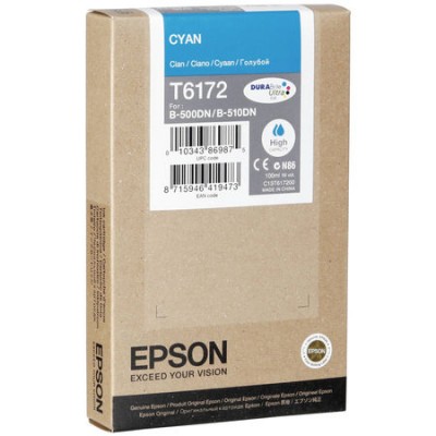 Epson (T6172) C13T617200 Mavi Orjinal Kartuş Yüksek Kapasiteli Epson (T6172) C13T617200 Mavi Orjinal Kartuş Yüksek Kapasiteli