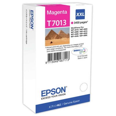 Epson (T7013XXL) C13T70134010 Kırmızı Orjinal Kartuş Epson (T7013XXL) C13T70134010 Kırmızı Orjinal Kartuş