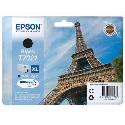 Epson (T7021XL) C13T70214010 Siyah Orjinal Kartuş Epson (T7021XL) C13T70214010 Siyah Orjinal Kartuş