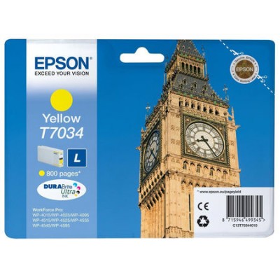 Epson (T7034) C13T70344010 Sarı Orjinal Kartuş