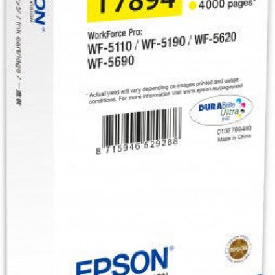 Epson (T7894) C13T789440 Sarı Orjinal Kartuş Extra Yüksek Kapasiteli Epson (T7894) C13T789440 Sarı Orjinal Kartuş Extra Yüksek Kapasiteli