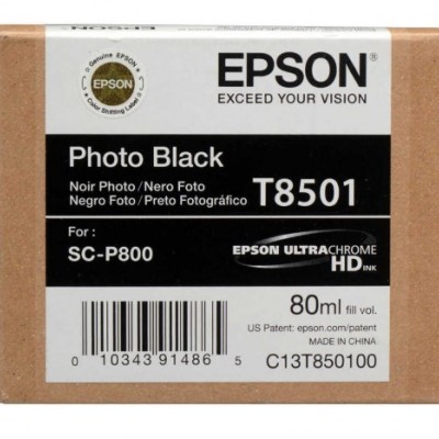 Epson T8501 Foto Siyah Orijinal Kartuş Epson T8501 Foto Siyah Orijinal Kartuş