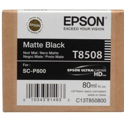 Epson T8508 Mat Siyah Orjinal Kartuş Epson T8508 Mat Siyah Orjinal Kartuş