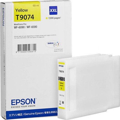 Epson T9074 (C13T907440) Sarı Orjinal Kartuş Yüksek Kapasiteli