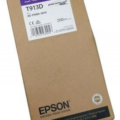 Epson T913D Violet Orjinal Kartuş Surecolor SC-P5000 / SC-P7000 Epson T913D Violet Orjinal Kartuş Surecolor SC-P5000 / SC-P7000