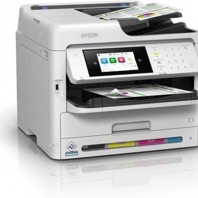 Epson WorkForce Pro( WF-M5899DWF C11CK76402) Wi-Fi + Tarama + Fotokopi + Faks Mono Çok Fonksiyonlu Müreekkep Püskürtmeli Yazıcı