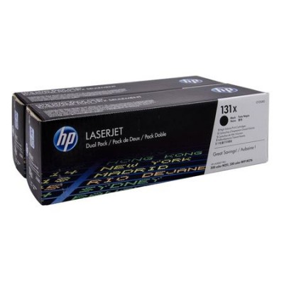Hp (131X) CF210XD Siyah Orjinal Toner Yüksek Kapasiteli İkili Paket Hp (131X) CF210XD Siyah Orjinal Toner Yüksek Kapasiteli İkili Paket