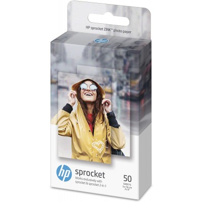 Hp 1DE37A ZINK® Orjinal Arkası Yapışkanlı Fotoğraf Kağıdı-50 Yaprak 5x7,6cm 2x3inç