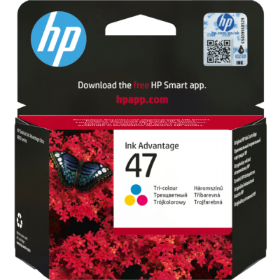 Hp 47 (6ZD61AE) Renkli Mürekkep Kartuşu Hp 47 (6ZD61AE) Renkli Mürekkep Kartuşu