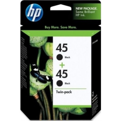 Hp 51645AE 45A Siyah İkili Paket Orjinal Kartuş