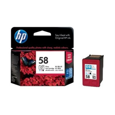 HP (58) C6658A Orjinal Photo Kartuş