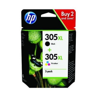 Hp 6ZA94AE (305XL) Orjinal Kartuş 2'li Paket Yüksek Kapasite