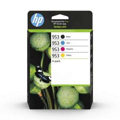 HP 6ZC69AE (953) SIYAH/MACENTA/CYAN/SARI 4LU PAKET MUREKKEP KARTUSU