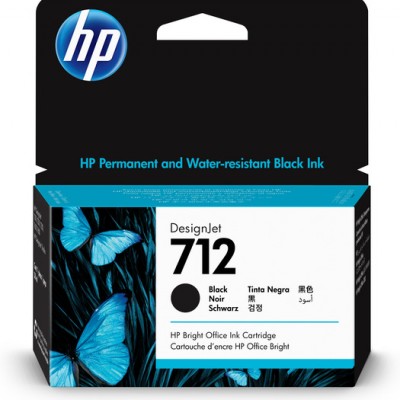 Hp (712) 3ED70A Siyah Orjinal Kartuş