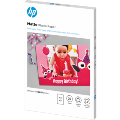 Hp 7HF70A Matte Orjinal FSC Photo Kağıt 25 Sayfa 4x6