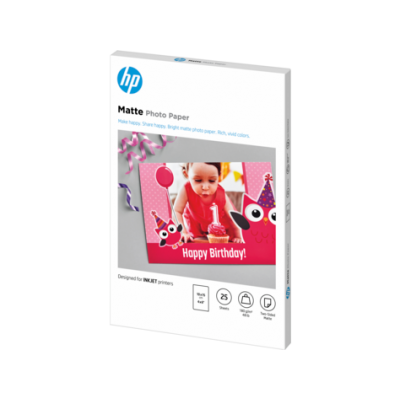 Hp 7HF70A Matte Orjinal FSC Photo Kağıt 25 Sayfa 4x6
