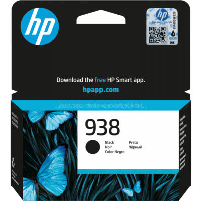 HP 938 4S6X8PE Siyah Orjinal Kartuş HP 938 4S6X8PE Siyah Orjinal Kartuş