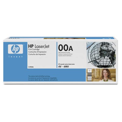 HP C3900a (00a) Siyah Mavi Beyaz Kutu Orjinal Toner