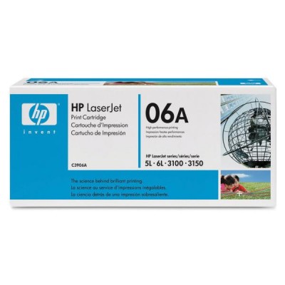 HP C3906A (06A) Siyah Orjinal Toner HP C3906A (06A) Siyah Orjinal Toner