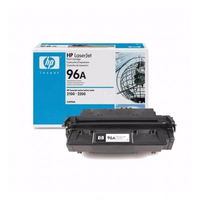 Hp C4096A (96A) Orjinal Mavi Beyaz Kutu Siyah Toner