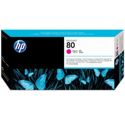 Hp C4822A (80) Orjinal Kırmızı Baskı Kafası ve Baskı Kafası Temizleyicisi Hp C4822A (80) Orjinal Kırmızı Baskı Kafası ve Baskı Kafası Temizleyicisi