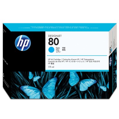 Hp C4872A (80) Orjinal 175 ml Camgöbeği DesignJet Kartuş