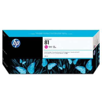Hp C4932A (81) Orjinal 680 ml Kırmızı Boya Kartuş Hp C4932A (81) Orjinal 680 ml Kırmızı Boya Kartuş