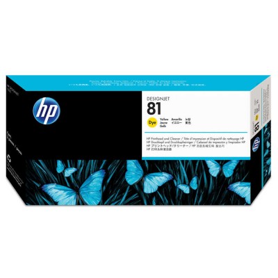 Hp C4953A (81) Orjinal Sarı DesignJet Boya Bazlı Baskı Kafası ve Baskı Kafası Temizleyici Hp C4953A (81) Orjinal Sarı DesignJet Boya Bazlı Baskı Kafası ve Baskı Kafası Temizleyici