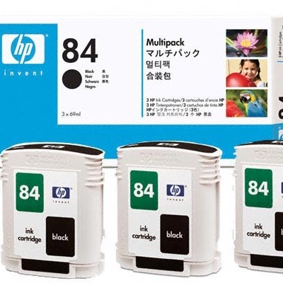 Hp C9430A (84) Eski Tarihli 3lü Paket Siyah Orjinal Kartuş 