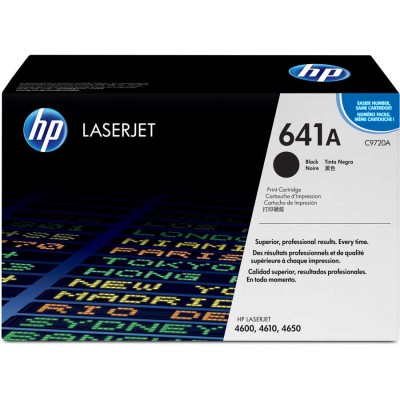 Hp C9720A (641A) Siyah Orjinal Toner Hp C9720A (641A) Siyah Orjinal Toner