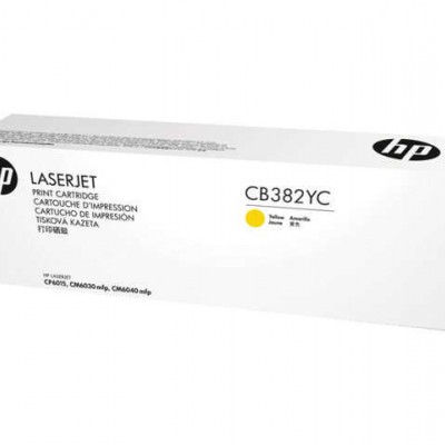 Hp CB382YC (824A) Kutusu Hasarlı Sarı Orjinal Toner