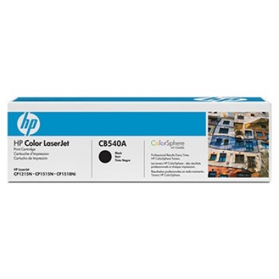 Hp CB540A (125A) Siyah Orjinal Toner Hp CB540A (125A) Siyah Orjinal Toner