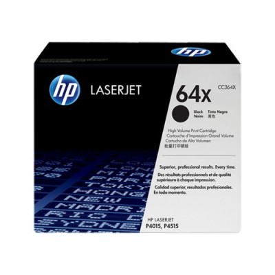 Hp CC364X (64X) Kutusu Hasarlı Siyah Orjinal Toner Hp CC364X (64X) Kutusu Hasarlı Siyah Orjinal Toner