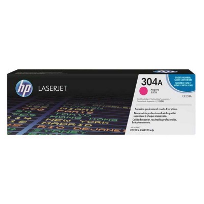 Hp CC533A (304A) Kutusu Hasarlı Kırmızı Orjinal Toner Hp CC533A (304A) Kutusu Hasarlı Kırmızı Orjinal Toner
