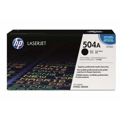 Hp CE250A (504A) Kutusu Hasarlı Siyah Orjinal Toner Hp CE250A (504A) Kutusu Hasarlı Siyah Orjinal Toner