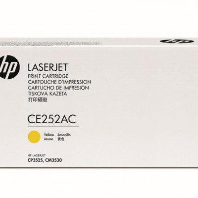Hp CE252AC (504A) Sarı Orjinal Toner Hp CE252AC (504A) Sarı Orjinal Toner