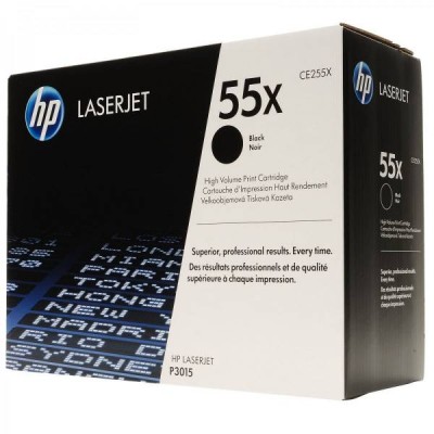 Hp CE255X (55X) Siyah Orjinal Toner Hp CE255X (55X) Siyah Orjinal Toner