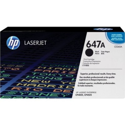 Hp CE260A (647A) Kutusu Hasarlı Siyah Orjinal Toner Hp CE260A (647A) Kutusu Hasarlı Siyah Orjinal Toner