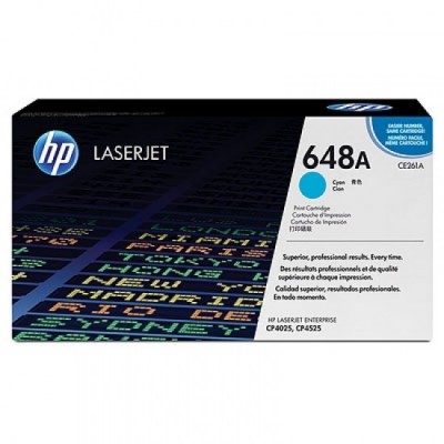 Hp CE261A (648A) Kutusu Hasarlı Mavi Orjinal Toner Hp CE261A (648A) Kutusu Hasarlı Mavi Orjinal Toner